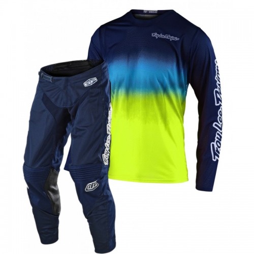 CONJUNTO TROY LEE DESIGNS 2021 MIX GP AIR  STAIN'D  & GP - NAVY / AMARELO